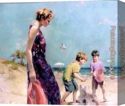 Good Canvas Paintings - Good Old Days by Pino