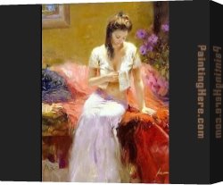 Night Canvas Paintings - Into The Night by Pino