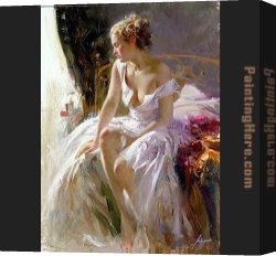 Pino Canvas Paintings - Morning Breeze by Pino