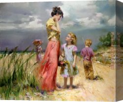 Pino Canvas Paintings - remember when by Pino