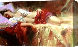 Pino Canvas Paintings - Restfull by Pino