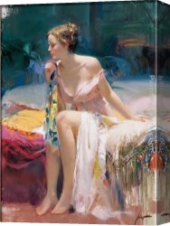 Distant Thoughts Canvas Paintings - Second Thoughts by Pino