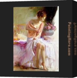 Spring's New Arrivals Canvas Paintings - Spring Flower by Pino