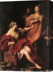 Girolamo Canvas Paintings - Sensuality by Pompeo Girolamo Batoni