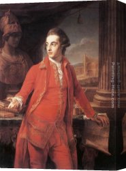 Girolamo Canvas Paintings - Sir Gregory Page-Turner by Pompeo Girolamo Batoni