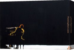 Beaux-arts Canvas Paintings - long stage ray by Pop art