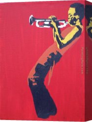 Beaux-arts Canvas Paintings - miles davis no.8 by Pop art