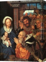 The Adoration of The Magi Canvas Paintings - The Adoration of the Magi by Quentin Massys