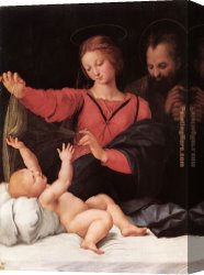 Madonna of St. Jerome Canvas Paintings - Madonna of Loreto by Raphael