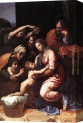 Family Canvas Paintings - The Holy Family by Raphael