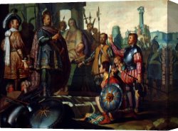 Rembrandt Canvas Paintings - History Painting by Rembrandt