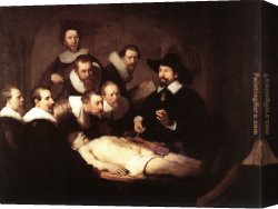 Lessons Canvas Paintings - The Anatomy Lesson of Dr Tulp by Rembrandt
