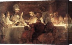 Rembrandt Canvas Paintings - The Conspiration of the Bataves by Rembrandt