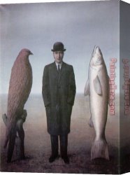 Rene Magritte Canvas Paintings - Presence of Mind by Rene Magritte