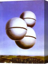 Wind Canvas Paintings - The Voice of the Winds by Rene Magritte