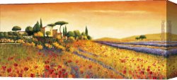 Leblanc Canvas Paintings - Sunlight Country by Richard Leblanc