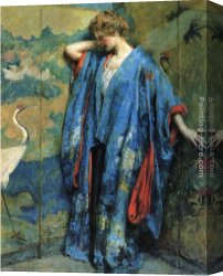 Composition with Red Yellow And Blue Canvas Paintings - Blue and Yellow by Robert Reid