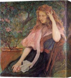 Cape Canvas Paintings - The Pink Cape by Robert Reid