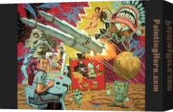 Robert Williams Canvas Paintings - 4 by Robert Williams
