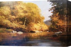 Approaching Autumn I Canvas Paintings - Autumn Bronze by Robert Wood
