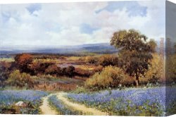 Spirit of Spring Canvas Paintings - Texas Spring by Robert Wood