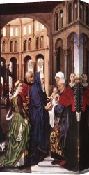 The Presentation Canvas Paintings - Presentation of Christ by Rogier van der Weyden