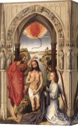 Central Canvas Paintings - St John the Baptist altarpiece - central panel by Rogier van der Weyden
