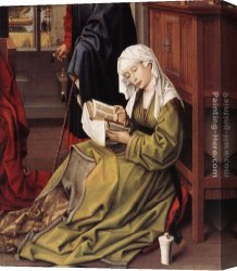 Rogier Canvas Paintings - The Magdalen reading by Rogier van der Weyden