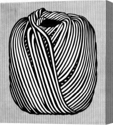 Preparing for The Costume Ball Canvas Paintings - Ball of Twine,1963 by Roy Lichtenstein