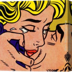 Farewell Kiss Canvas Paintings - Kiss V by Roy Lichtenstein