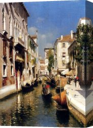 Rubens Canvas Paintings - Venezia by Rubens Santoro