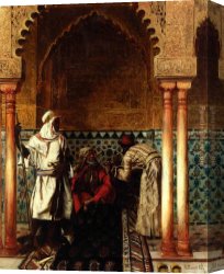 Ernst Canvas Paintings - Der Weise by Rudolf Ernst