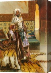 Ernst Canvas Paintings - The Arab Prince by Rudolf Ernst