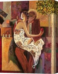 Adam Canvas Paintings - Adam & Eve by Sabzi