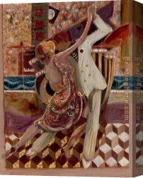 Tango VII Study Canvas Paintings - Tango II by Sabzi