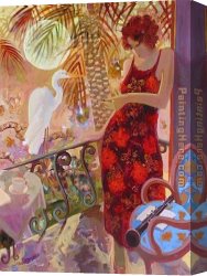 Temptation Canvas Paintings - Temptation by Sabzi