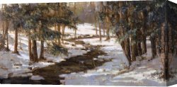 Farm Canvas Paintings - Maple Corner Farm by Sally Swatland