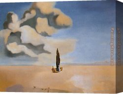 The Apparition [detail] Canvas Paintings - Apparition of My Cousin Carolinetta by Salvador Dali