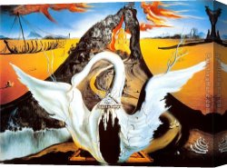 Salvador Dali Canvas Paintings - Bacchanale by Salvador Dali
