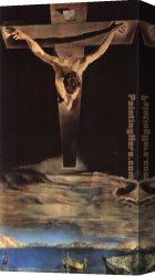 The Inspiration of Saint Matthew Canvas Paintings - Christ of saint john of the cross by Salvador Dali