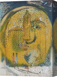 Surrealism Canvas Paintings - Sol y Dali by Salvador Dali