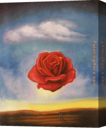 Park of Rose Canvas Paintings - The Rose by Salvador Dali