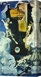 The Piazzetta, Looking Toward The Clock Tower Canvas Paintings - The Tower by Salvador Dali