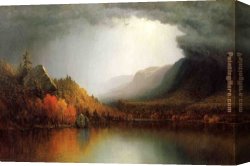 Coming Canvas Paintings - A Coming Storm by Sanford Robinson Gifford