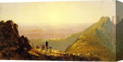 Gifford Canvas Paintings - Mount Mansfield by Sanford Robinson Gifford