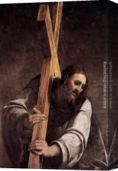 Cross in The Wilderness Canvas Paintings - Christ Carrying the Cross by Sebastiano del Piombo