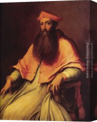 Cousin Reginald Plays Pirate Canvas Paintings - Portrait of Cardinal Reginald Pole by Sebastiano del Piombo