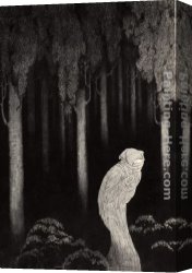 Sidney Canvas Paintings - Hish, Lord of Silence by Sidney H. Sime