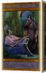 Sidney Canvas Paintings - The Passing of Arthur by Sidney Harold Meteyard