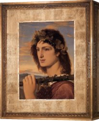 Bacchus And Ariadne Canvas Paintings - Bacchus by Simeon Solomon